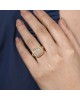 Gabriel & Co. Bujukan Collection Diamond Signet Ring